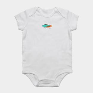 Neon Tetra Fish Baby Bodysuit